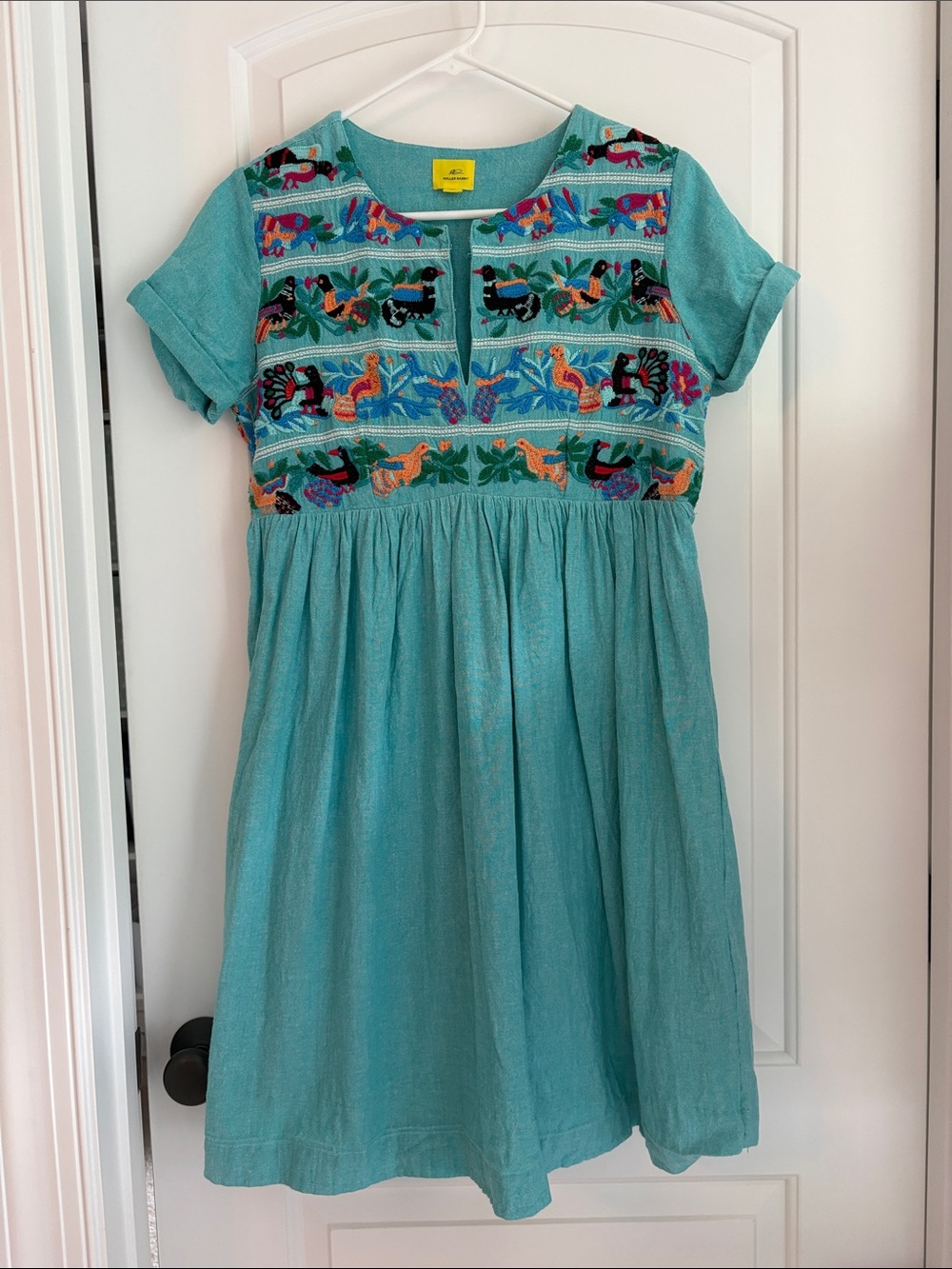 Roller Rabbit Embroidered Cotton dress